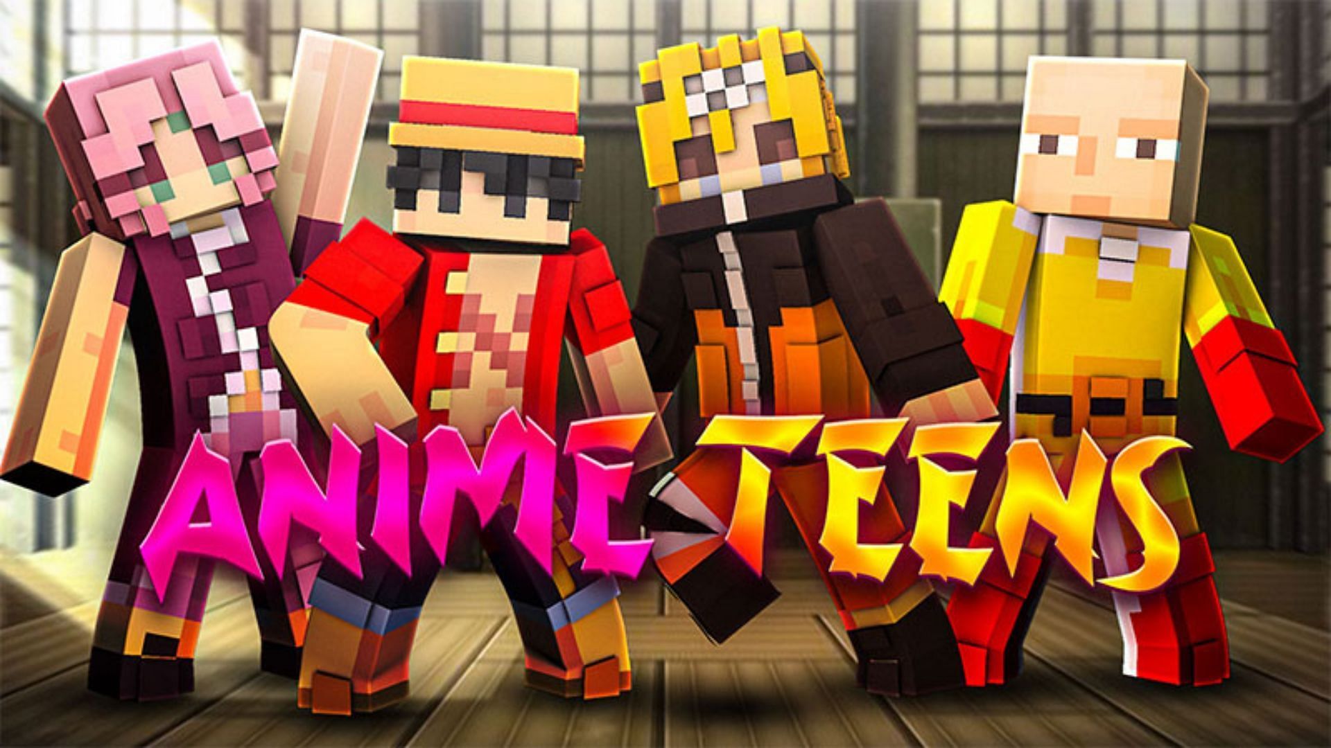 The Anime Teens skin pack (Image via Mojang Studios)